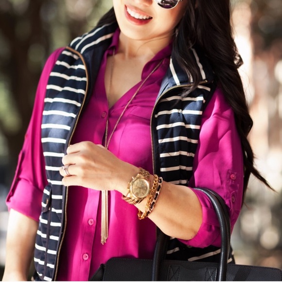 Express Tops - Express portofino shirt button down flowy medium
